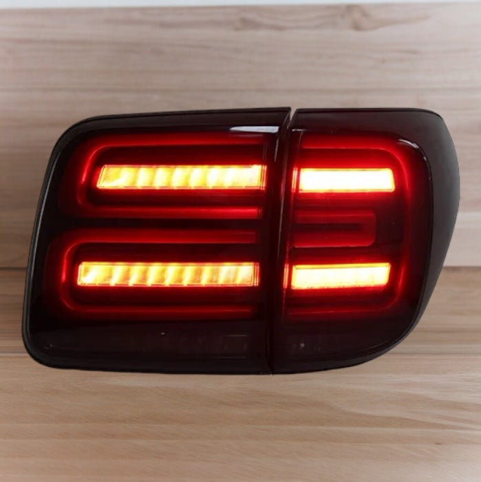 Nissan Patrol Y62 LED Tail Lights (Series 1–4) – Smoked, Plug & Play Upgrade