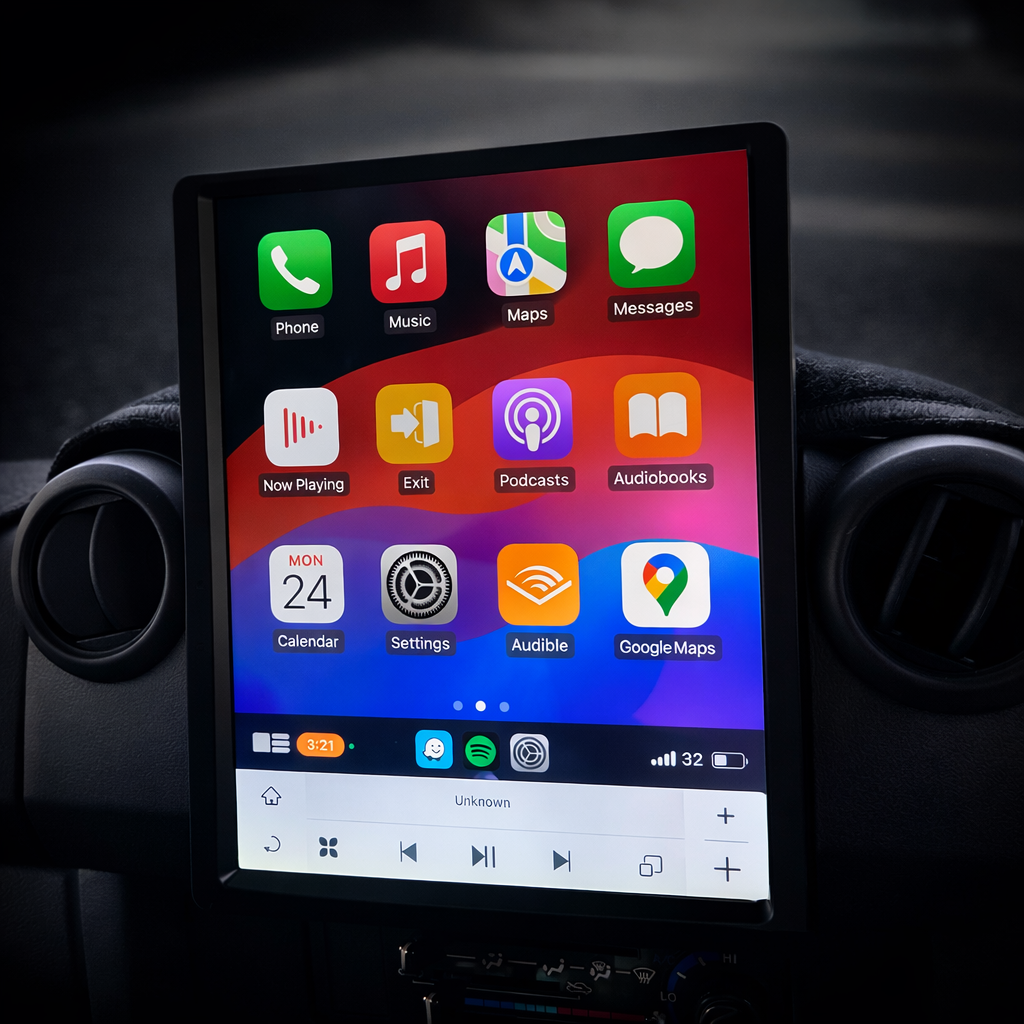 13” Android Head Unit for Toyota LandCruiser 76/78/79 Series (2009–2026) – Wireless CarPlay + 4G