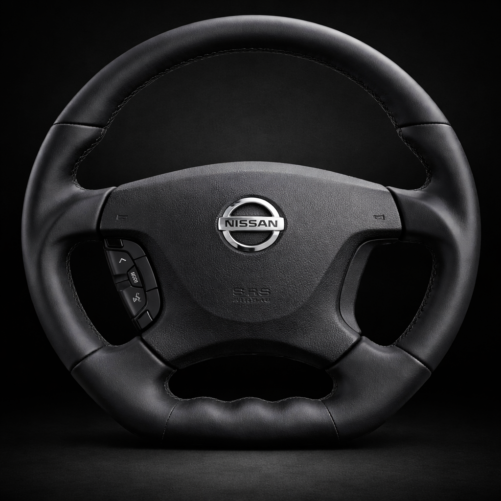 Smooth Leather Steering Wheel for Nissan GU/GQ Patrol (1988-2016)