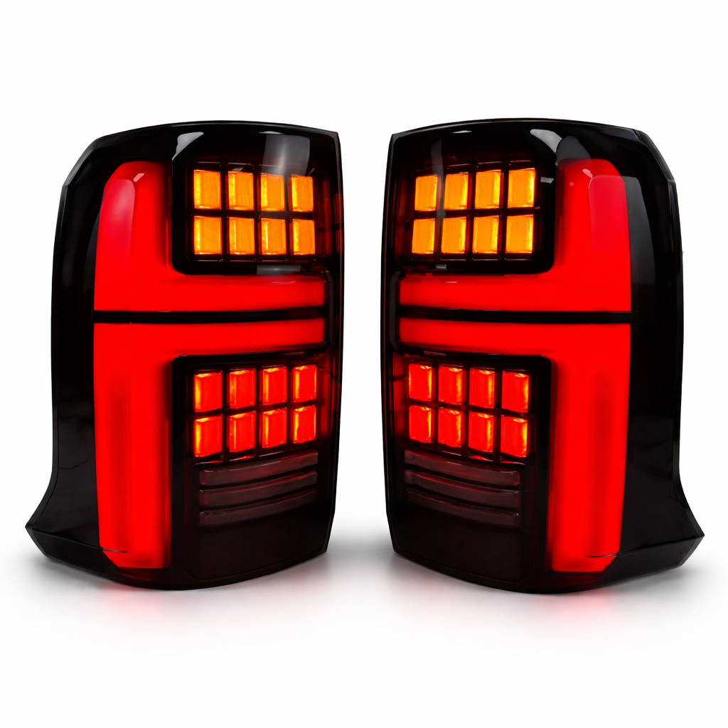 Smoked LED Tail Lights (Pair) for Mitsubishi Triton MR 2019–2024 – Plug & Play Upgrade