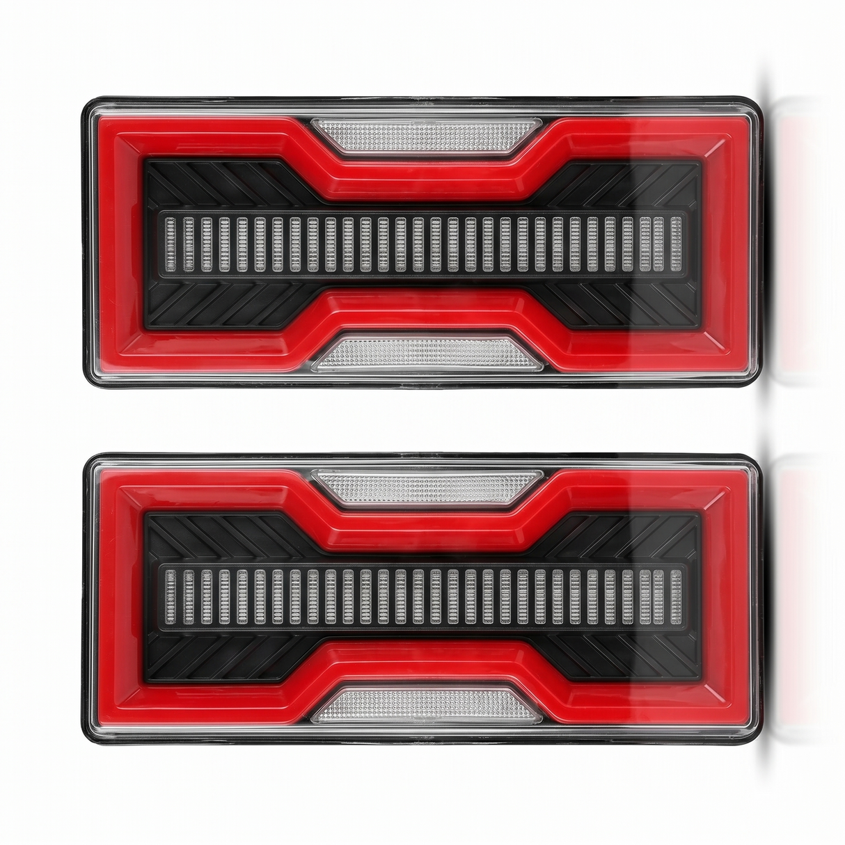 Clear LED Tail Lights – LandCruiser 79 & Hilux N70/N80 Trays | Plug & Play