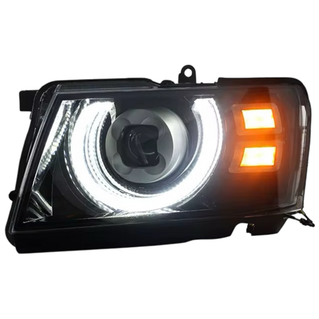 Nissan Patrol GU Y61 LED Headlights (2004–2016) – Plug & Play Bi-LED with DRL + Sequential Indicators - Pre Order