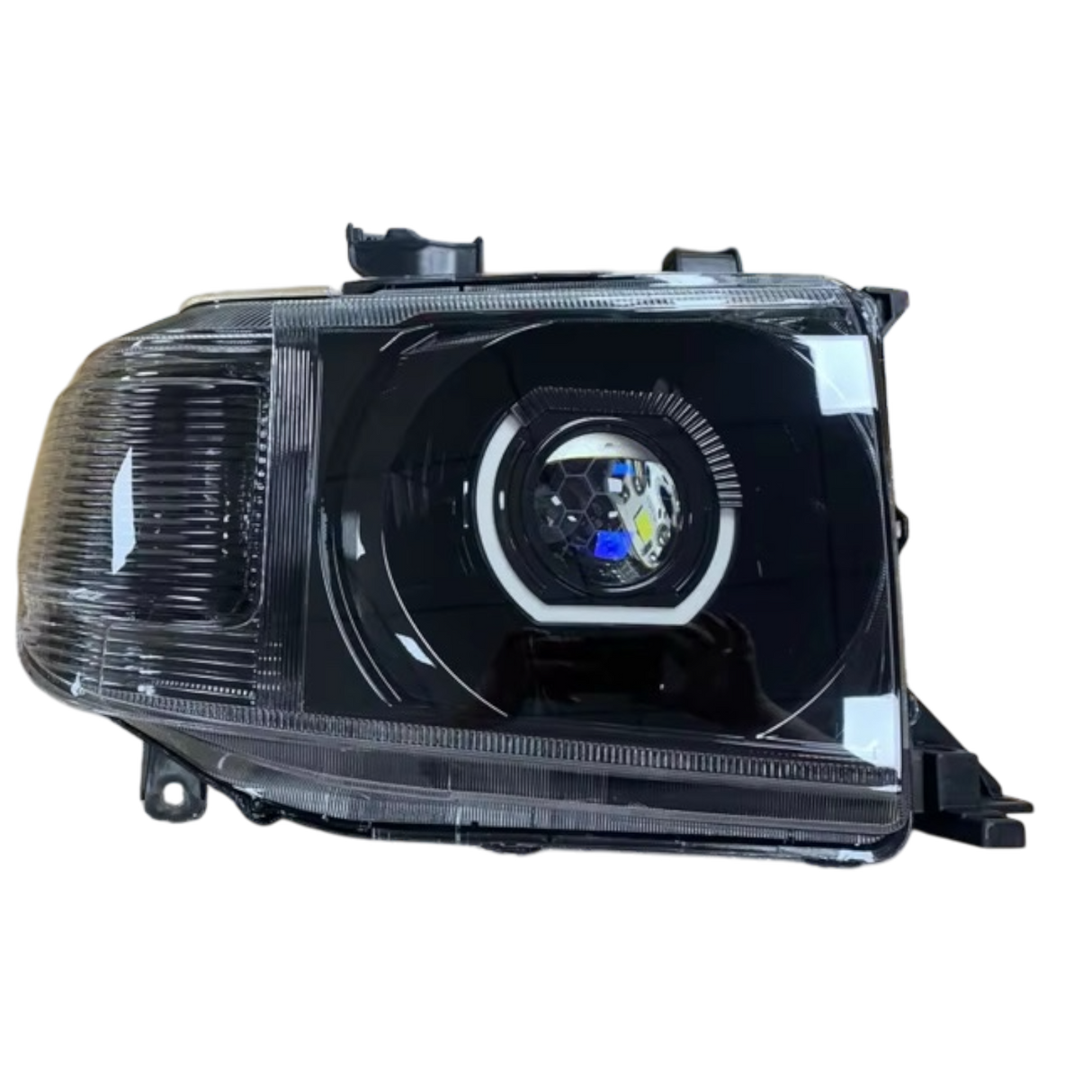 Toyota LandCruiser 70 Series (2007–2023) Retrofit Bi-LED Projector Headlights – Plug & Play with RGBW & Sequential Indicators