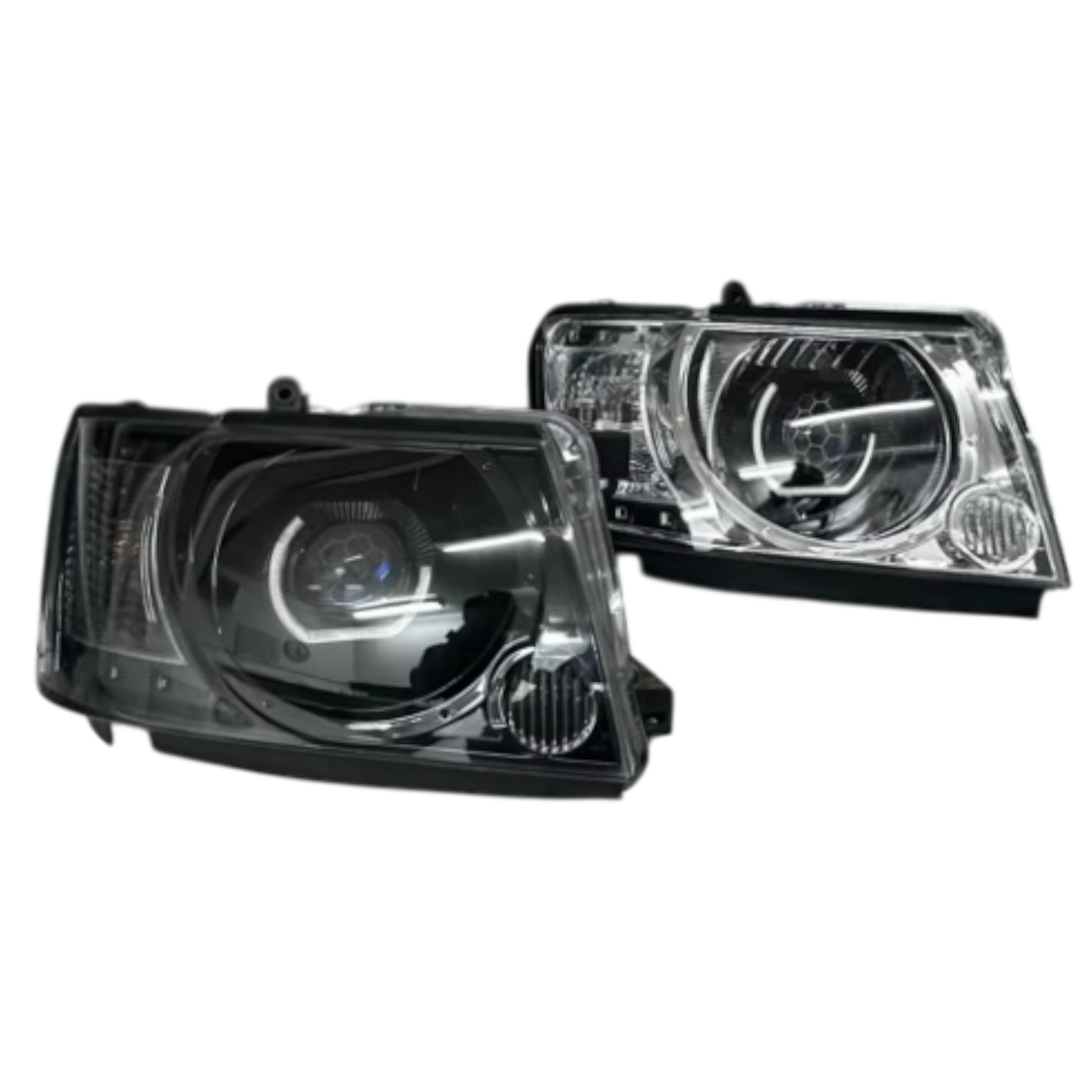 Nissan Patrol GU Y61 (1997β2016) Retrofit Bi-LED Projector Headlights β Plug & Play with RGBW & Sequential Indicators