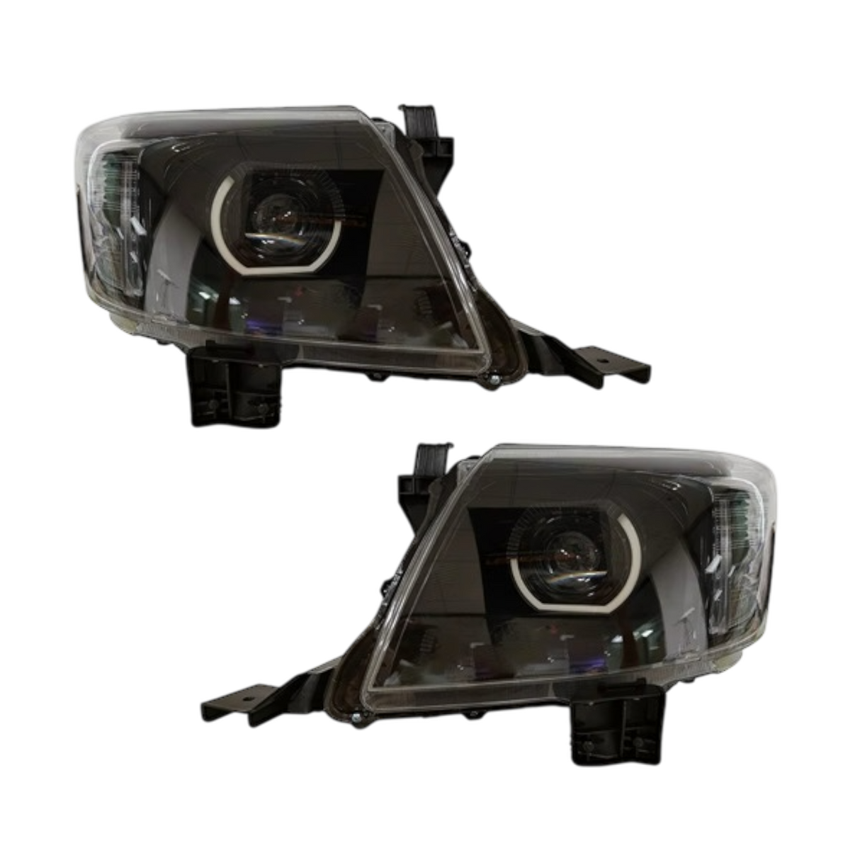 Toyota Hilux N70 (2005–2015) Retrofit Bi-LED Projector Headlights – Plug & Play with RGBW & Sequential Indicators