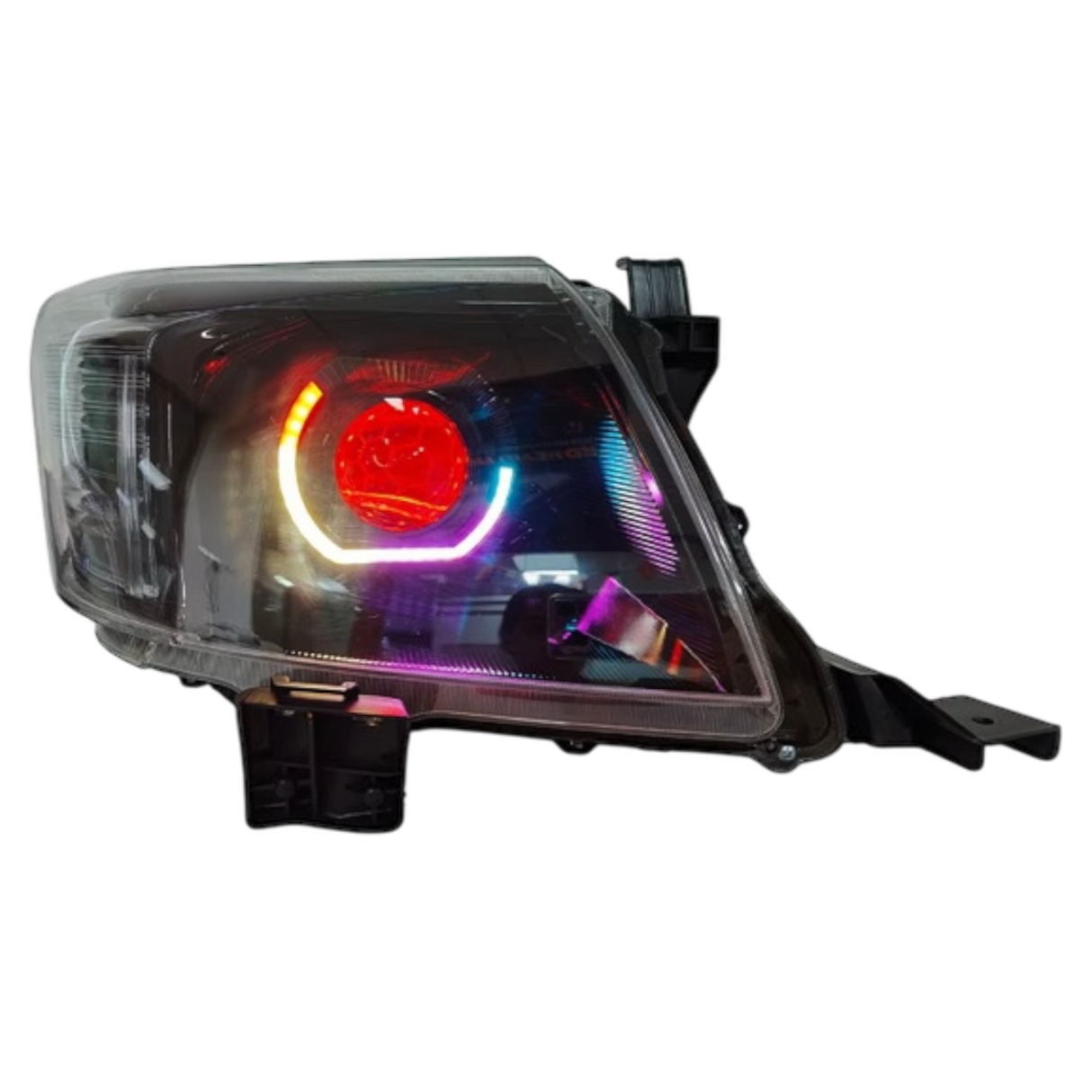 Toyota Hilux N70 (2005–2015) Retrofit Bi-LED Projector Headlights – Plug & Play with RGBW & Sequential Indicators