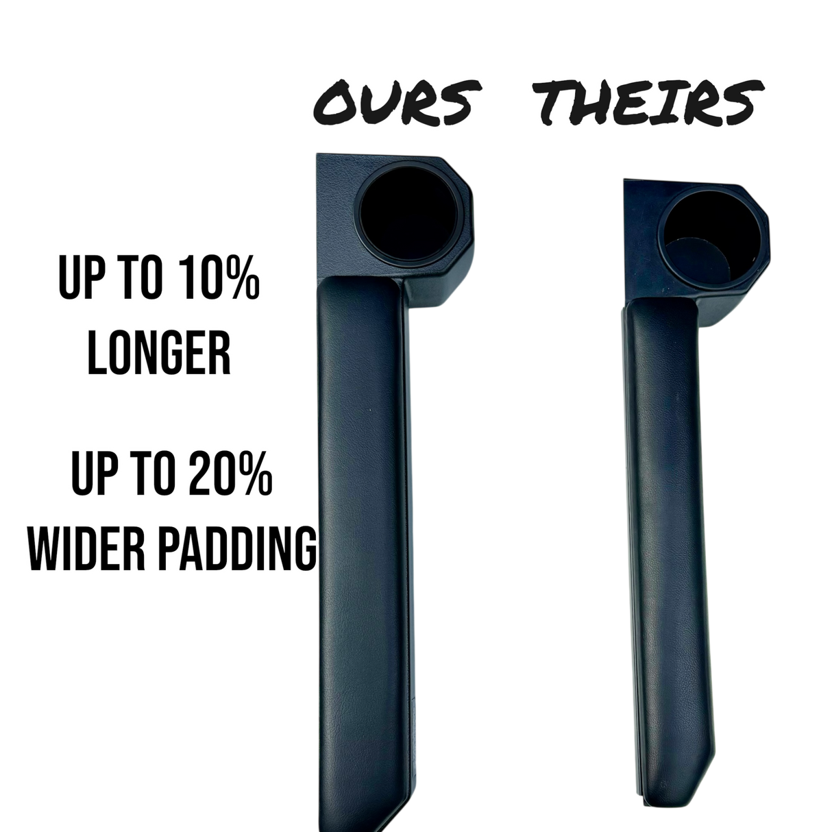Premium Leather Armrests (Pair)
