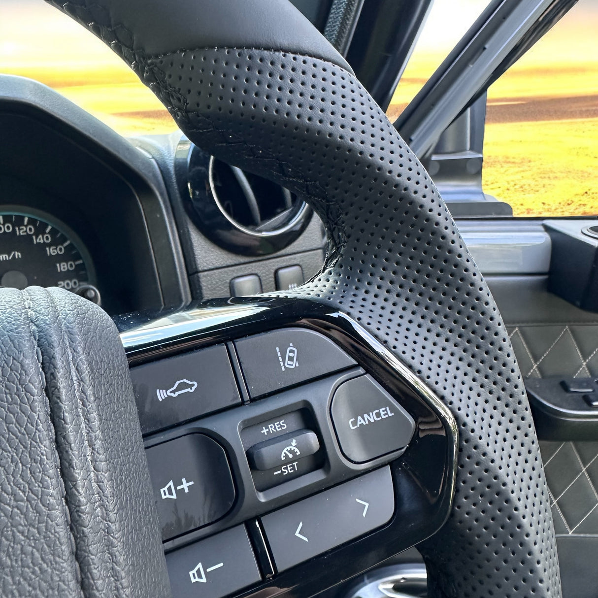 Black Bandit Flat-Bottom Steering Wheel for Toyota | Plug & Play Upgrade