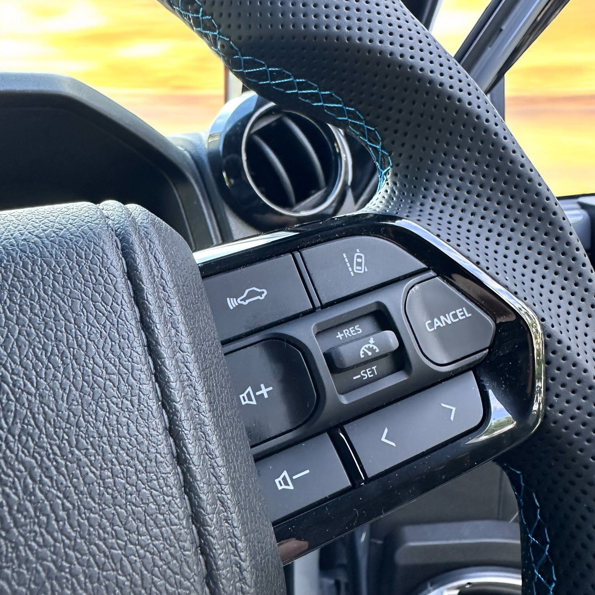 Blue Blaze Flat-Bottom Steering Wheel for Toyota | Pre Order