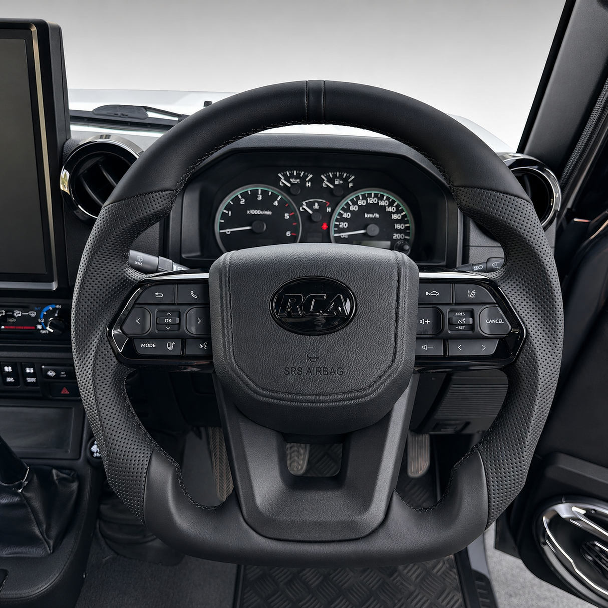 Black Bandit Flat-Bottom Steering Wheel for Toyota | Plug & Play Upgrade