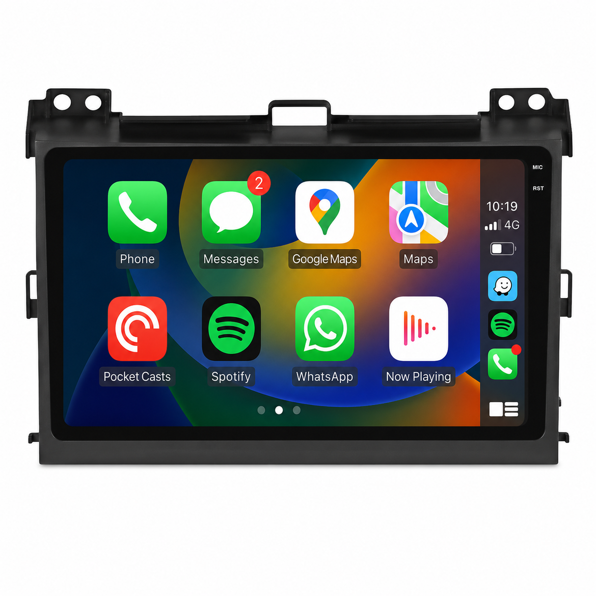 9” Plug-and-Play Head Unit for Toyota LandCruiser Prado 120 Series (2002–2009)