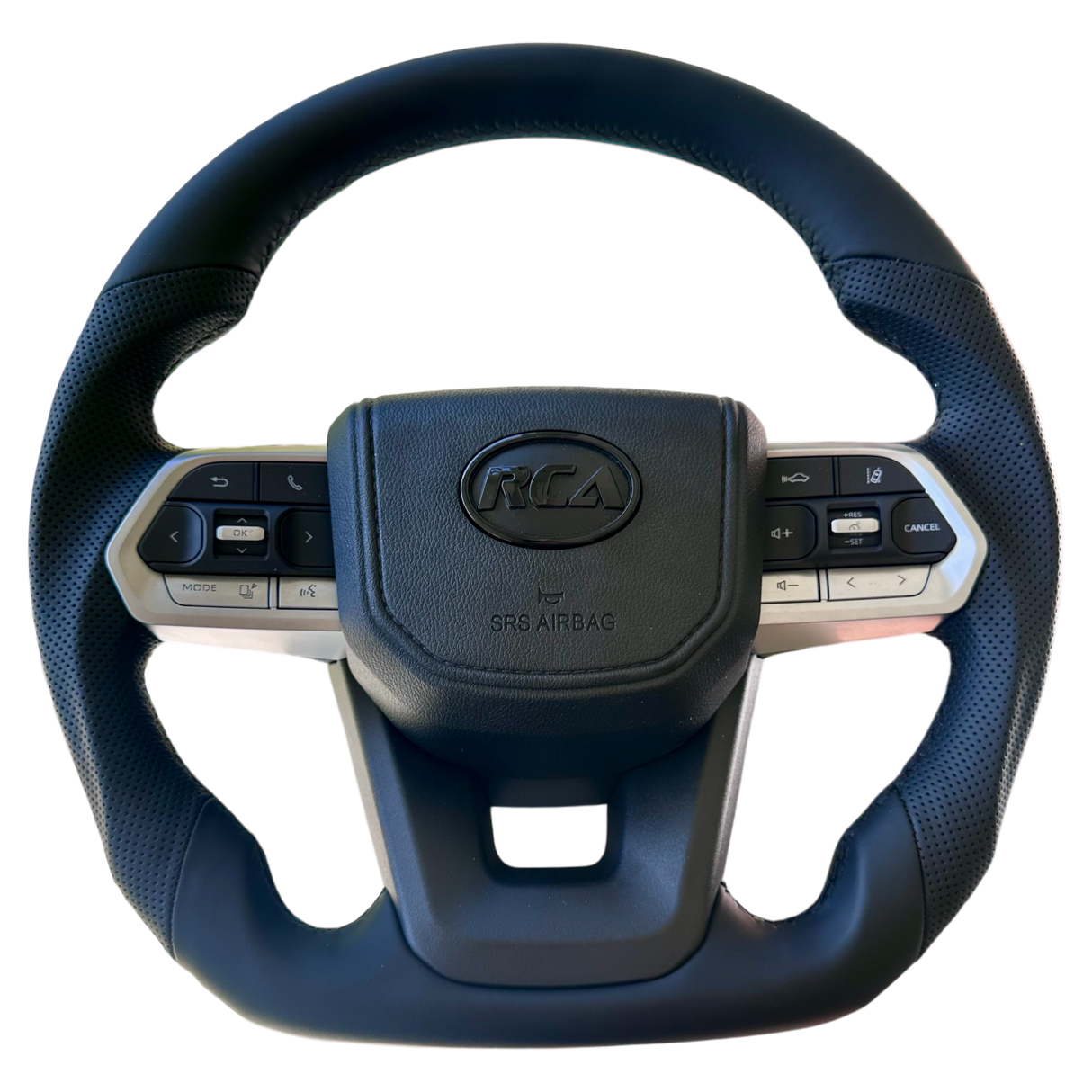 Smooth Leather Steering Wheel - Suit Toyota