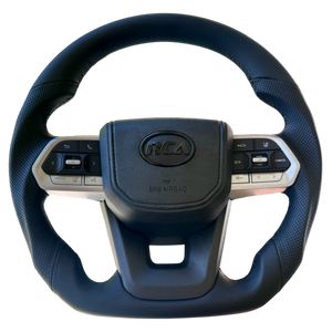 Smooth Leather Steering Wheel - Suit Toyota