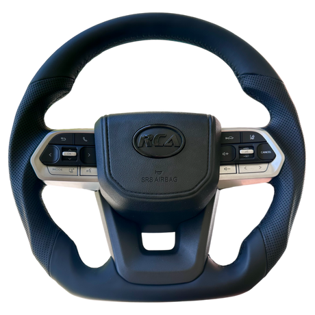 Smooth Leather Steering Wheel - Suit Toyota