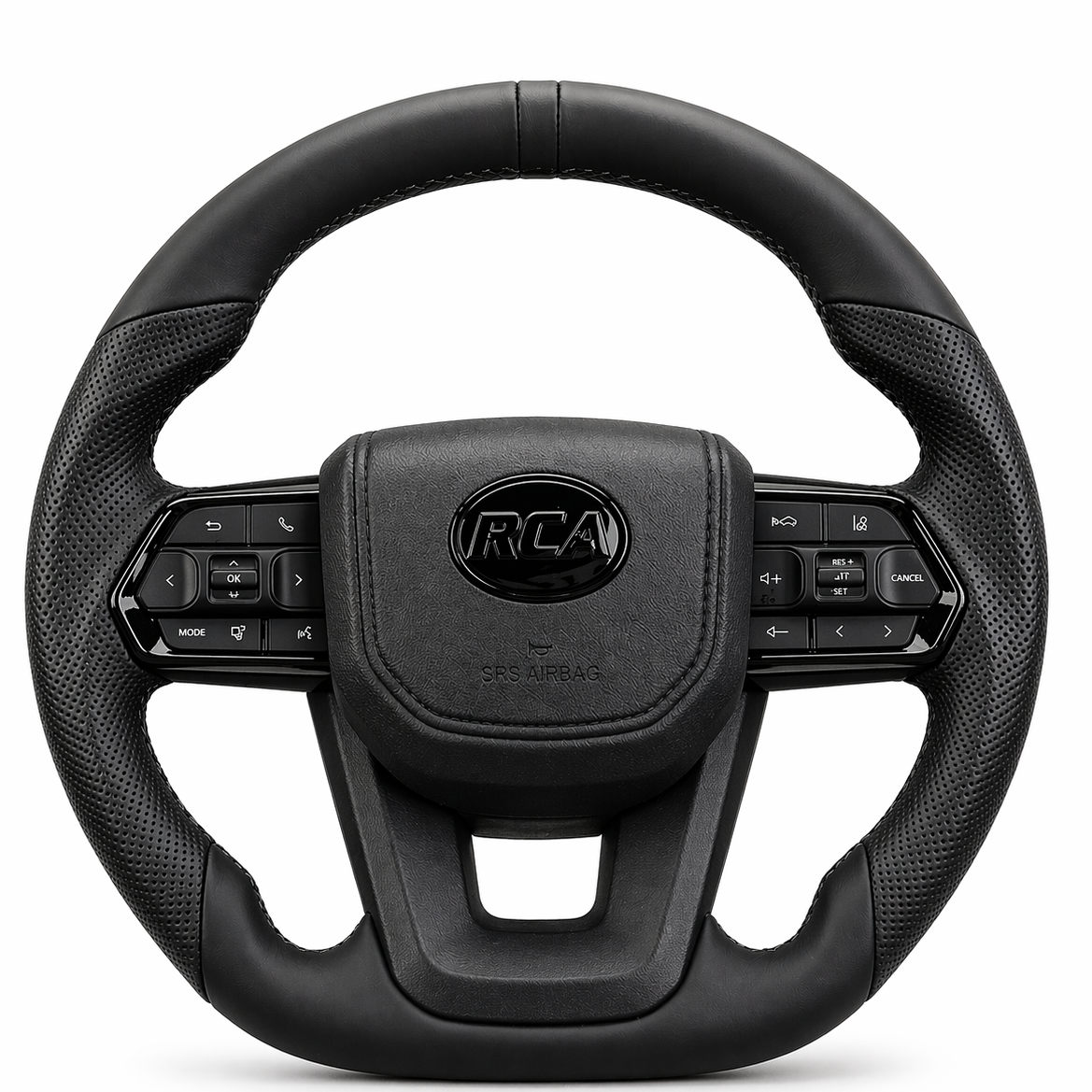 Black Bandit Flat-Bottom Steering Wheel for Toyota | Plug & Play Upgrade
