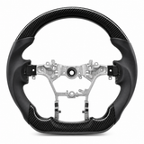 Carbon & Leather Flat-Bottom Steering Wheel for Toyota Hilux N80 & Fortuner (2015–2026) – Factory Fit Upgrade