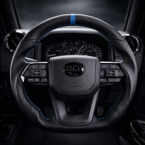 Blue Blaze Flat-Bottom Steering Wheel for Toyota | Plug & Play OEM Fit