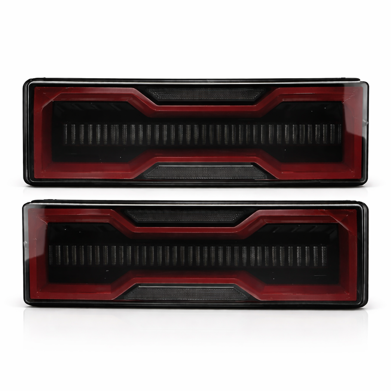 Smoked LED Tail Lights for Toyota 79 Series & Hilux Trays (1984–2023) – Plug & Play