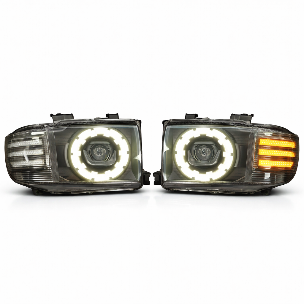 Toyota LandCruiser 70 Series LED Projector Headlights (2007–09/2023) – Bi-LED, DRL, Plug & Play
