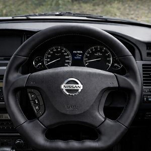 Smooth Leather Steering Wheel for Nissan GU/GQ Patrol (1988-2016)