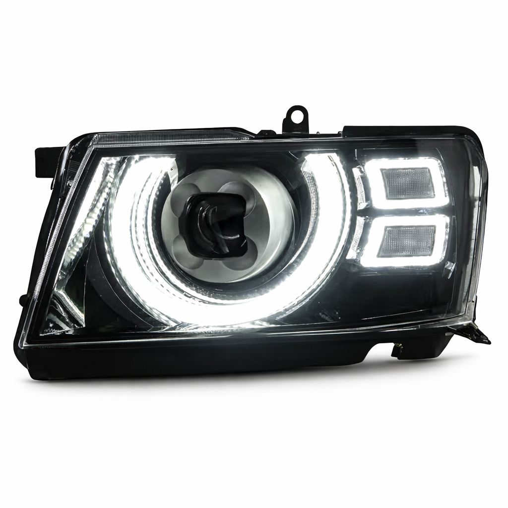 LED Headlights for Nissan Patrol GU Y61 Series 4–8 (2004–2016) | Plug & Play Bi-LED Projectors