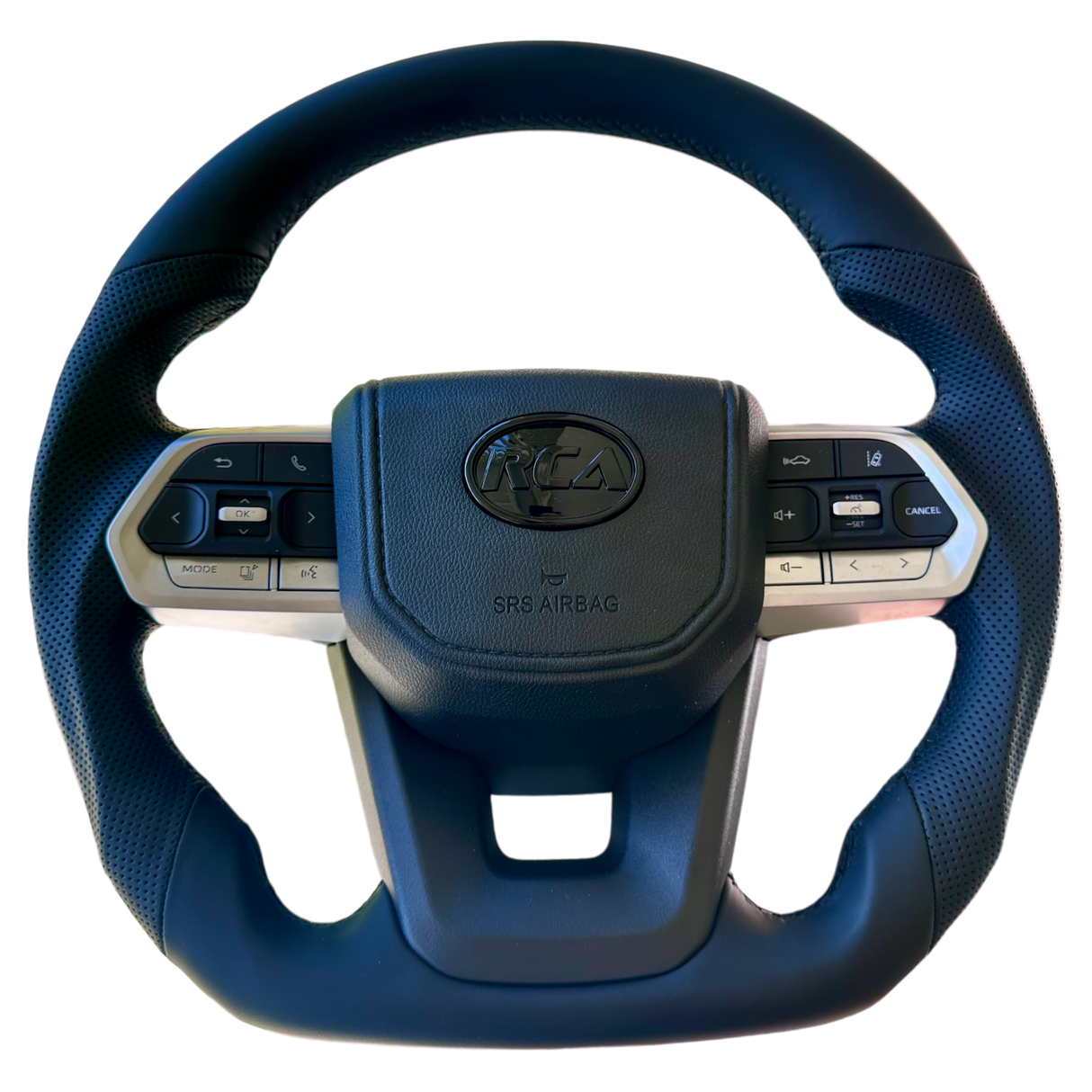 Smooth Leather Steering Wheel - Suit Toyota