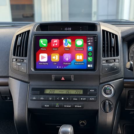9” Plug-and-Play Head Unit for Toyota LandCruiser 200 Series