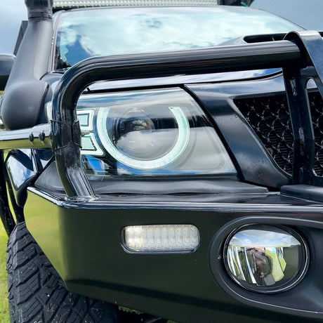 Toyota Hilux N70 LED Projector Headlights (2005–2015) | DRL | Plug & Play Pair