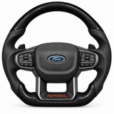 Ford Ranger Raptor flat-bottom steering wheel, Carbon-Look finish