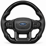 Ford Ranger Next-Gen flat-bottom steering wheel, Carbon-Look finish