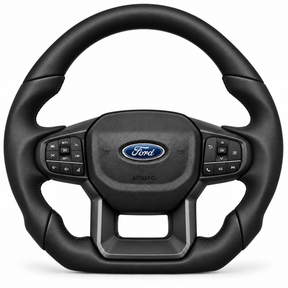 Ford Ranger Next-Gen flat-bottom steering wheel, Smooth finish