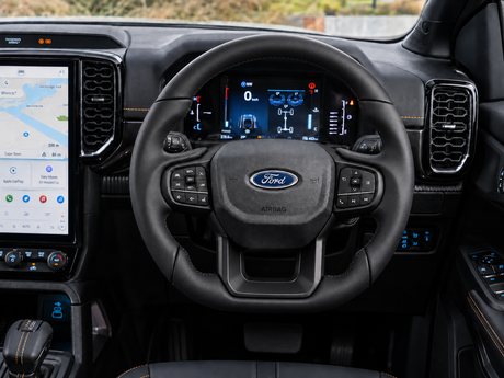 Ford Ranger Next-Gen (2022+) Flat-Bottom Steering Wheel