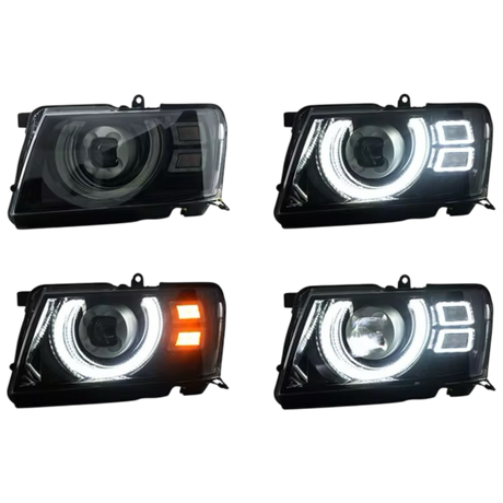 LED Headlights for Nissan Patrol GU Y61 Series 4–8 (2004–2016) | Plug & Play Bi-LED Projectors