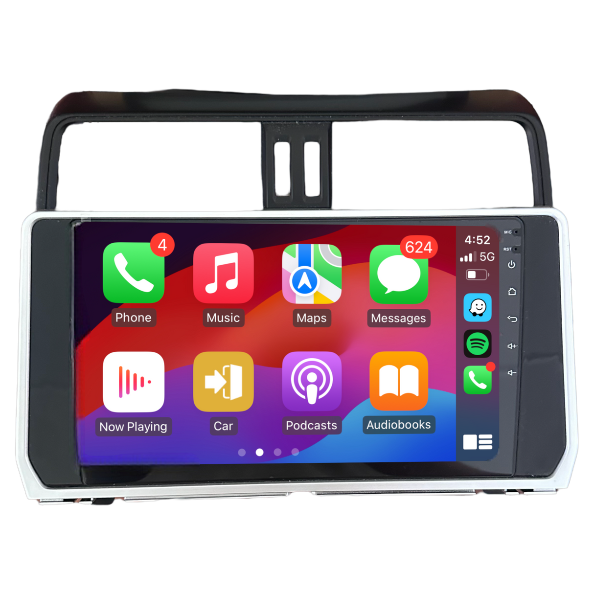 9” Plug-and-Play Head Unit for Toyota Prado 120 & 150 Series