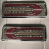 G Wagon Style Tail Lights - Genuine Toyota Tray and Tub (Smoked)