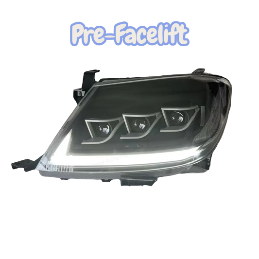 Toyota Hilux N70 LED Projector Headlights (2005–2015) | Plug & Play 300 Series-Style Upgrade