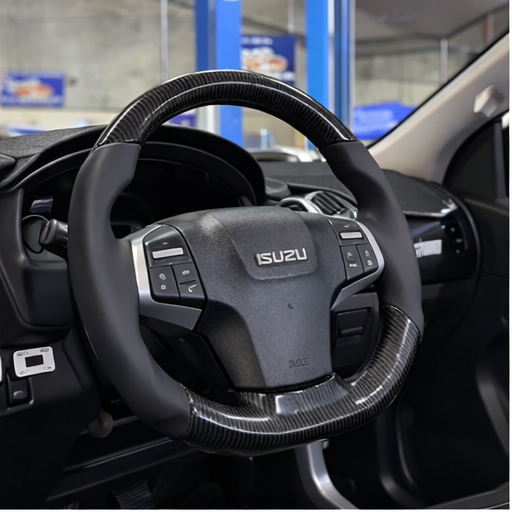 Isuzu D-MAX Carbon Flat-Bottom Steering Wheel Core (2012–2020)