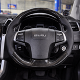 Isuzu D-MAX Carbon Flat-Bottom Steering Wheel Core (2012–2020)