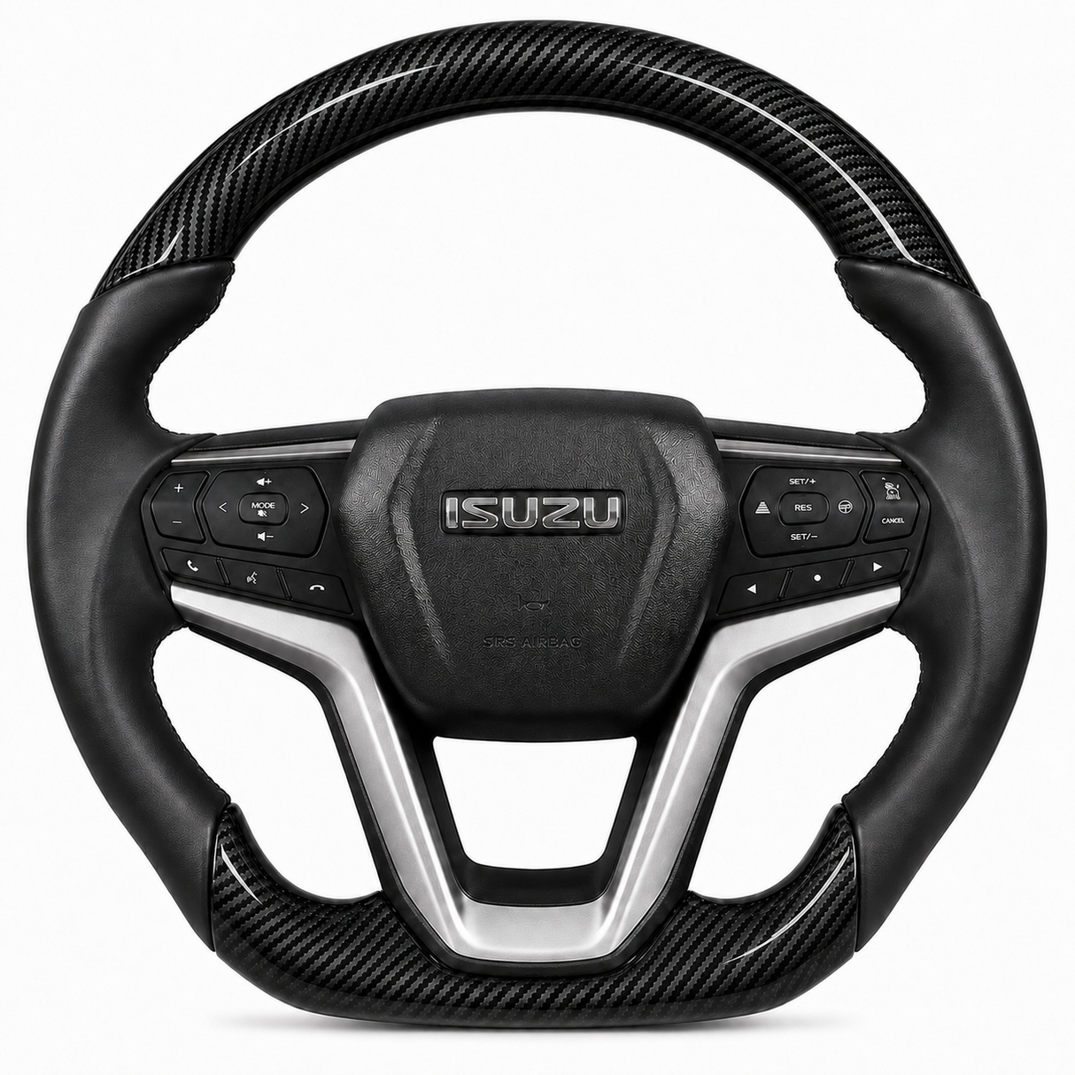 Isuzu D-MAX Carbon Flat-Bottom Steering Wheel Core (2020+)