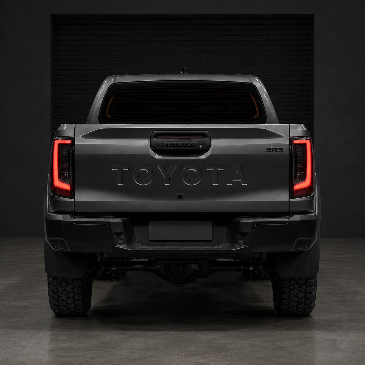 Toyota Hilux N90 smoked LED tail light, left and right pair