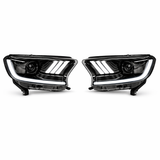 LED Projector Headlights Ford Ranger PX2 PX3 & Everest (2015–2022) Sequential Plug & Play
