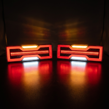 Clear LED Tail Lights – LandCruiser 79 & Hilux N70/N80 Trays | Plug & Play