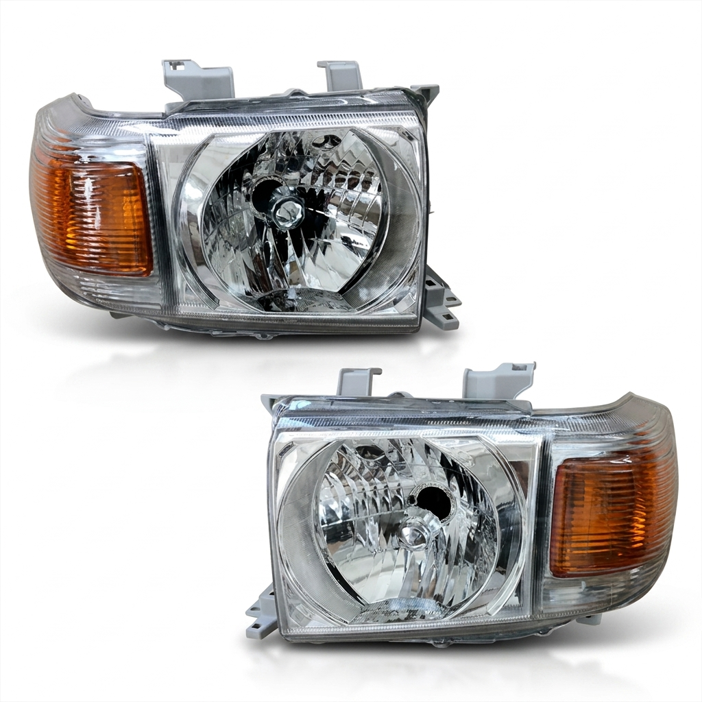 LandCruiser 70 Series OEM-style LED headlight pair - left and right